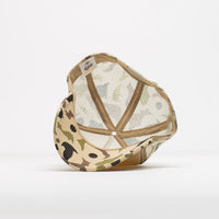 Dungeon Scrawl Logo Camo Cap in Sand Camo and Pink thumbnail