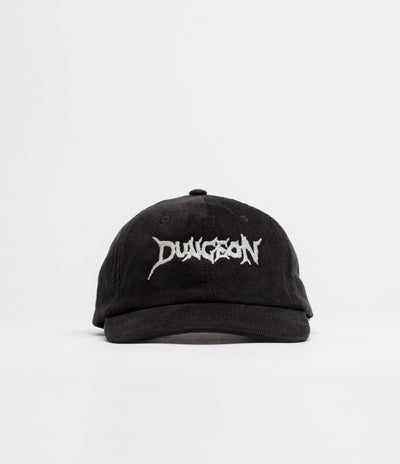 Dungeon Scrawl Logo Cord Cap in Black and Glow In The Dark