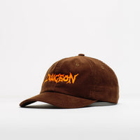 Dungeon Scrawl Logo Cord Cap - Orange / Chocolate thumbnail