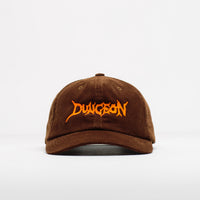 Dungeon Scrawl Logo Cord Cap - Orange / Chocolate thumbnail