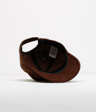 Dungeon Scrawl Logo Cord Cap - Orange / Chocolate