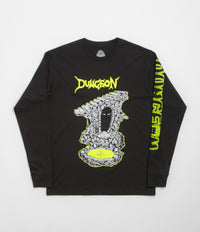Dungeon Still Life Long Sleeve T-Shirt in Black and Green