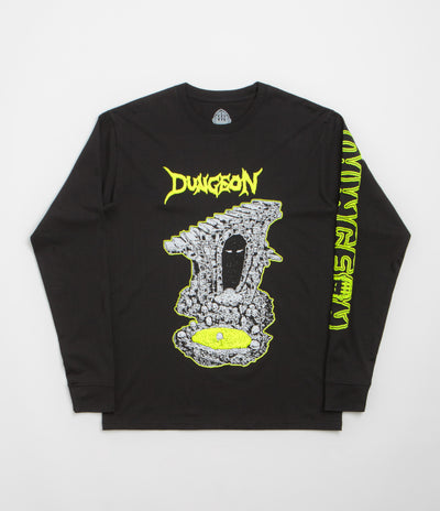 Dungeon Still Life Long Sleeve T-Shirt - Black / Green