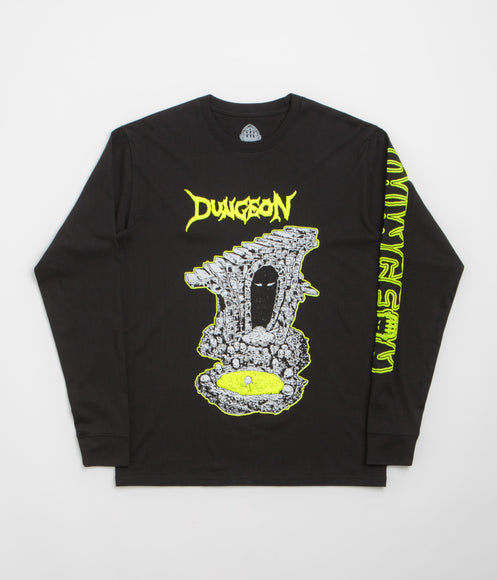 Dungeon Still Life Long Sleeve T-Shirt - Black / Green