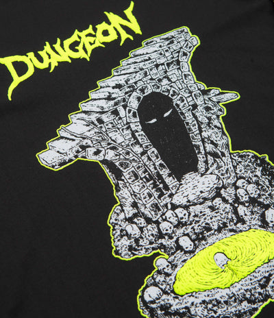 Dungeon Still Life Long Sleeve T-Shirt - Black / Green