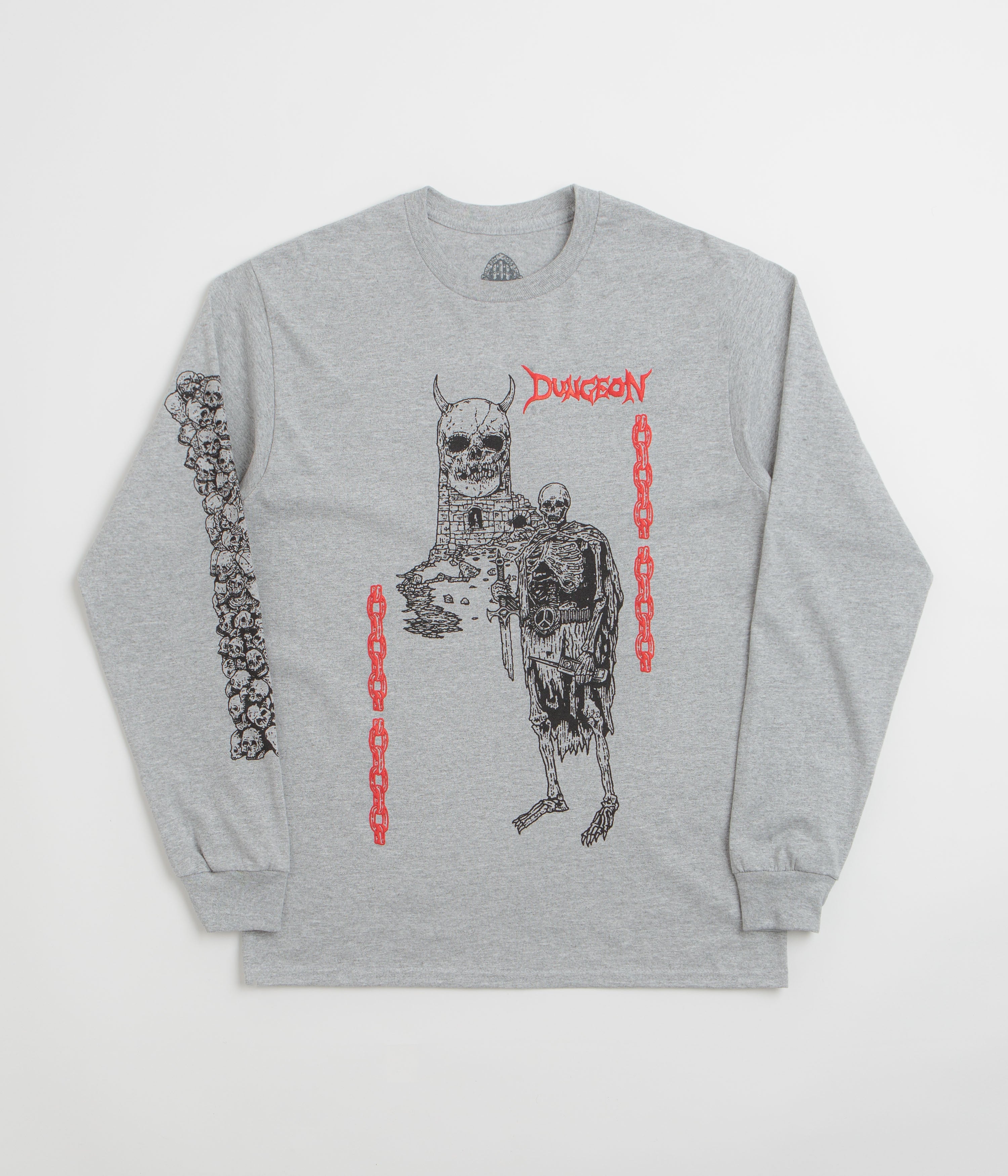 Dungeon Tyranny Long Sleeve T-Shirt - Grey