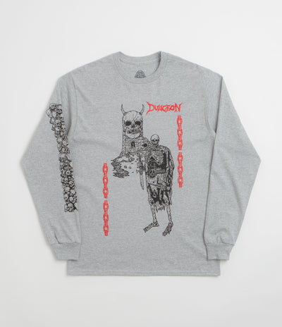 Dungeon Tyranny Long Sleeve T-Shirt in Grey