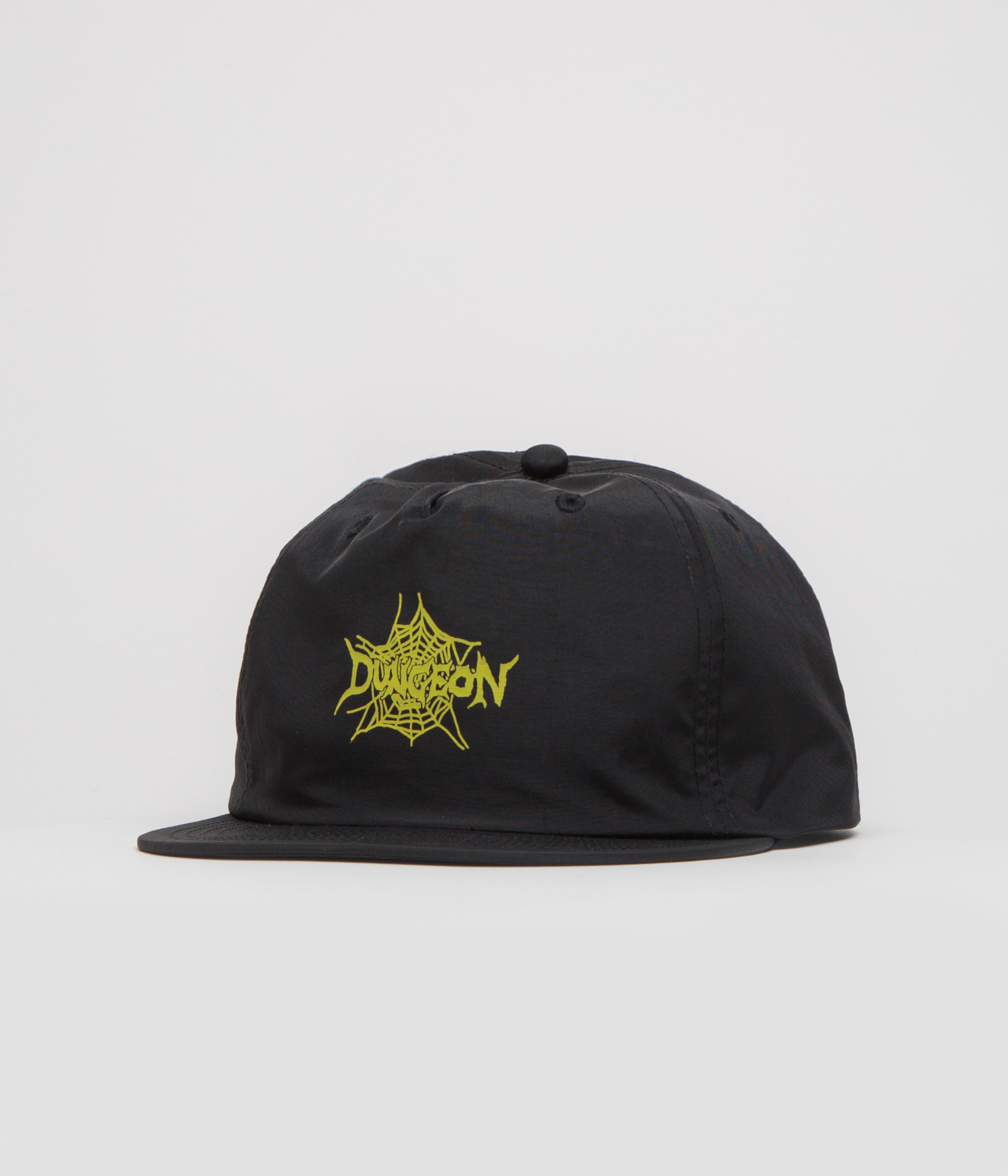 Dungeon Web Logo Surf Cap in Black