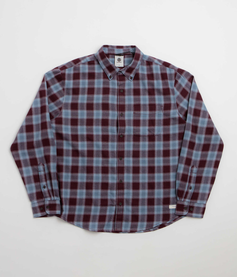 Element Button Down Flannel Shirt - Zinfandel Checks