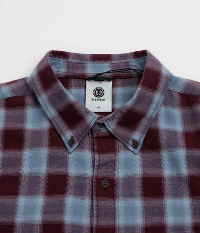 Element Button Down Flannel Shirt - Zinfandel Checks