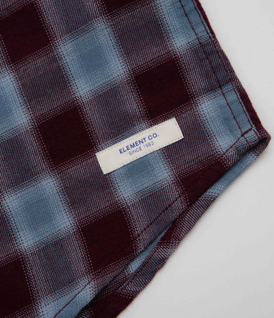 Element Button Down Flannel Shirt - Zinfandel Checks