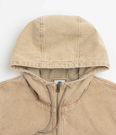 Element Dulcey Denim Jacket in Beige Tint Wash