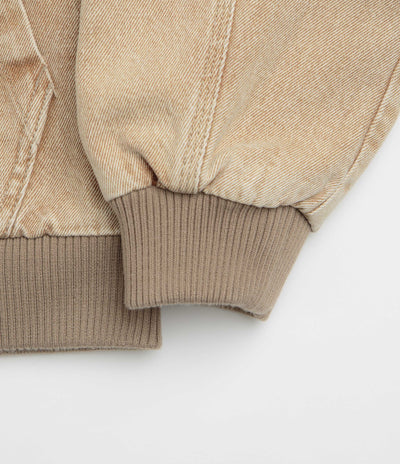 Element Dulcey Denim Jacket in Beige Tint Wash