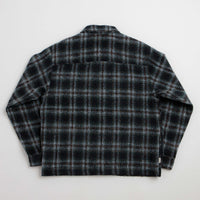 Element Fuzzy Check Zip Overshirt - Dark Slate Brushed Plaid thumbnail