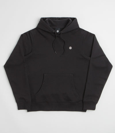 Element Icon Embroidery Hoodie in Flint Black