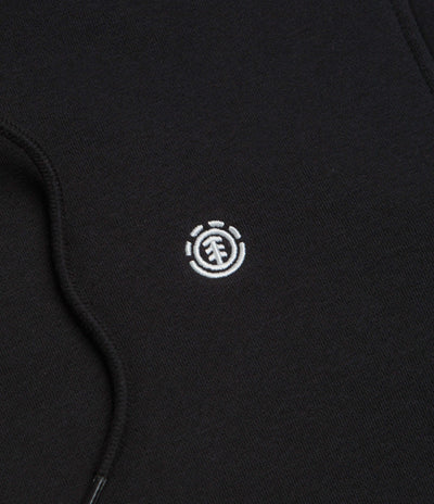 Element Icon Embroidery Hoodie in Flint Black