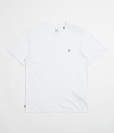 Element Icon Embroidery T-Shirt in Optic White