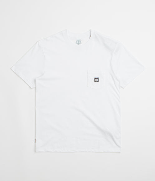Element Icon Label Pocket T-Shirt - Optic White