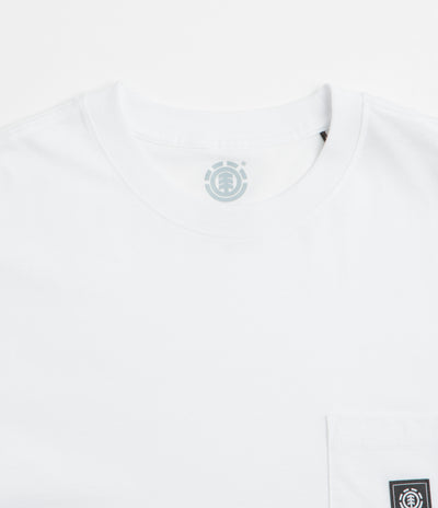 Element Icon Label Pocket T-Shirt in Optic White