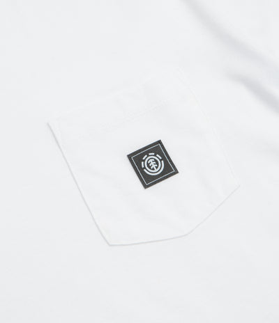 Element Icon Label Pocket T-Shirt in Optic White