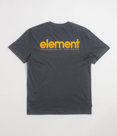 Element Lowcase Back Print T-Shirt - Dark Slate
