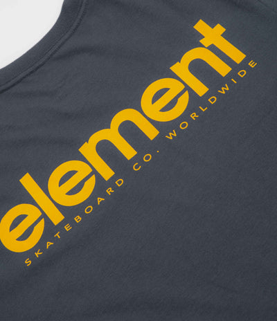 Element Lowcase Back Print T-Shirt - Dark Slate