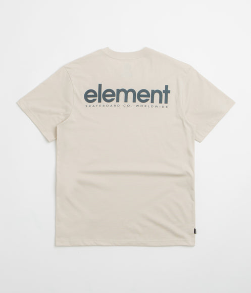 Element Lowcase Back Print T-Shirt - Oat Milk