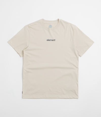 Element Lowcase Back Print T-Shirt in Oat Milk