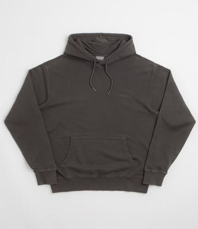 Element Lowcase Pigment Hoodie in Off Black