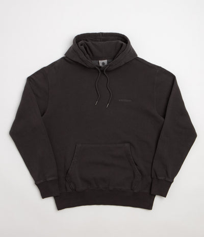 Element Lowcase Pigment Hoodie - Off Black / Black