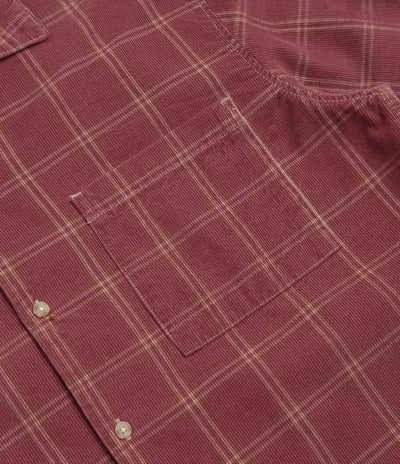 Element Relax Corduroy Short Sleeve Shirt in Nocturne and Oat