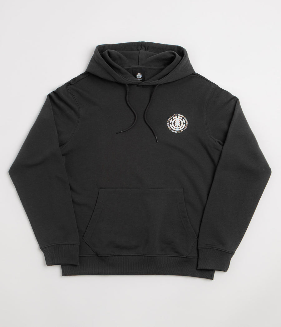 Element Seal Back Print Hoodie - Off Black
