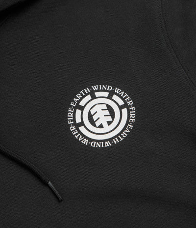 Element Seal Back Print Hoodie - Off Black