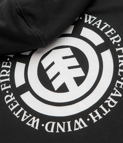 Element Seal Back Print Hoodie - Off Black
