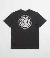 Element Seal Back Print T-Shirt in Off Black