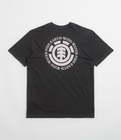 Element Seal Back Print T-Shirt in Off Black