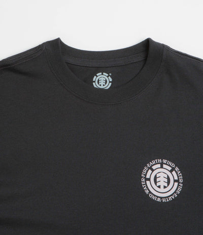 Element Seal Back Print T-Shirt in Off Black