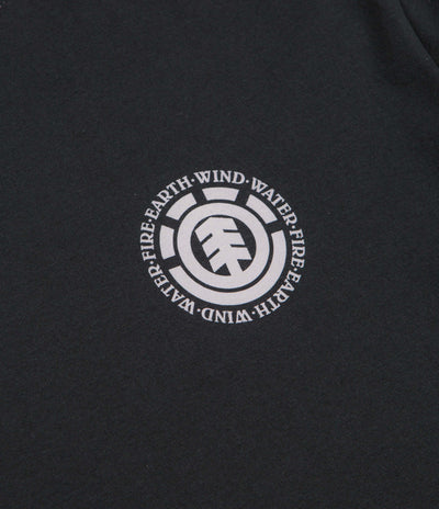 Element Seal Back Print T-Shirt in Off Black