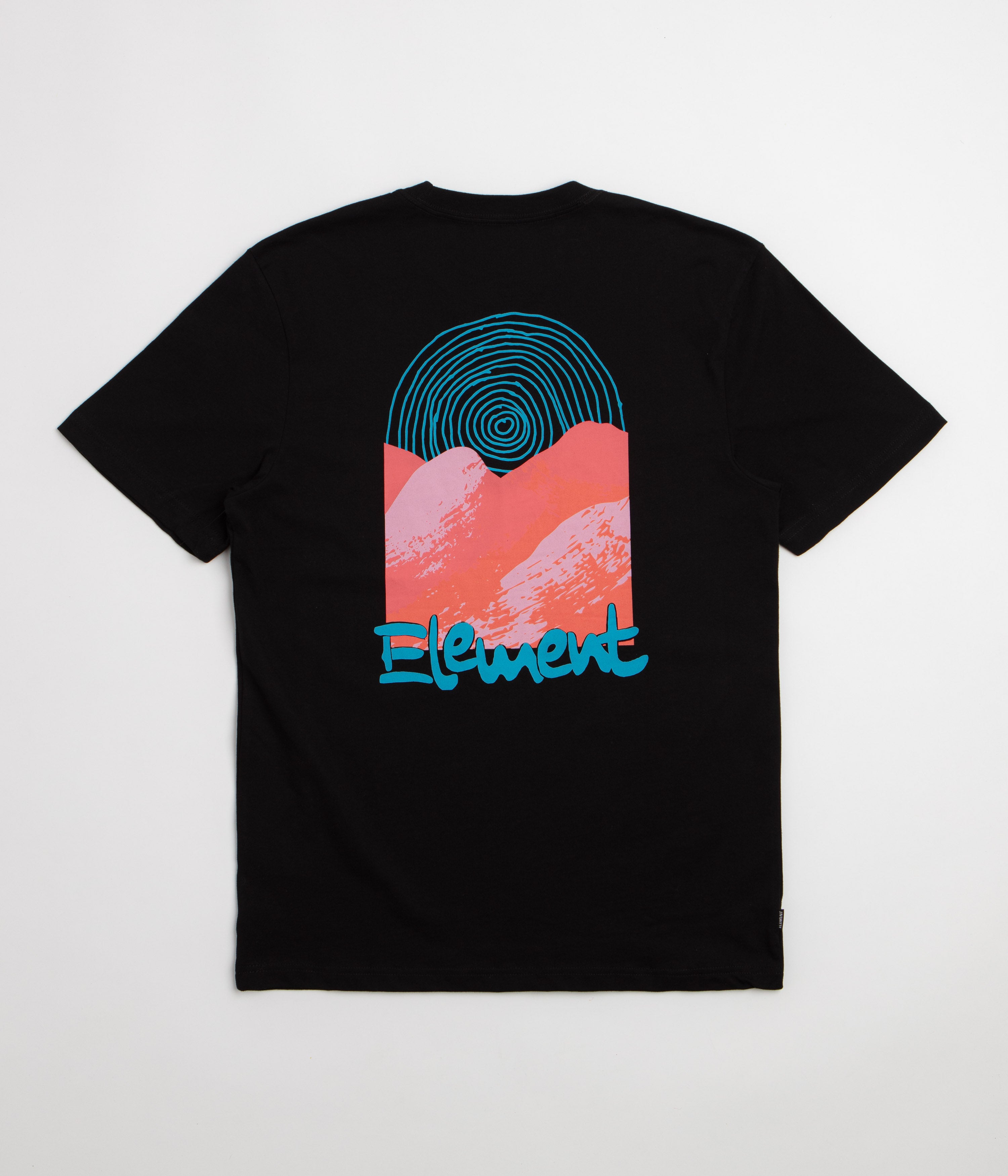 Element Sound Waves T-Shirt - Flint Black