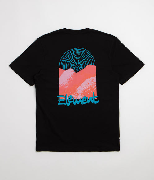 Element Sound Waves T-Shirt - Flint Black