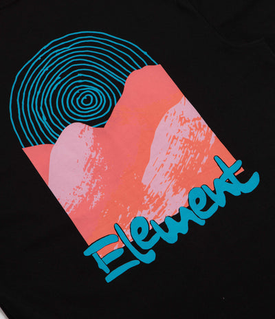 Element Sound Waves T-Shirt - Flint Black