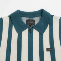Element Special Projects Paver Zip Polo Sweatshirt - Blue Stripes thumbnail