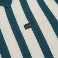 Element Special Projects Paver Zip Polo Sweatshirt - Blue Stripes thumbnail