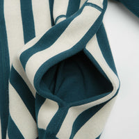 Element Special Projects Paver Zip Polo Sweatshirt - Blue Stripes thumbnail