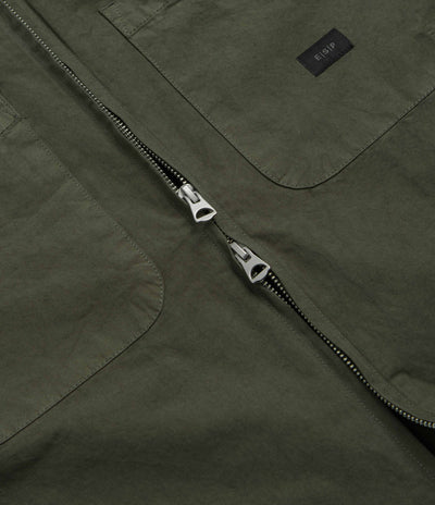 Element Special Projects Poplin Zip Overshirt - Climbing Ivy