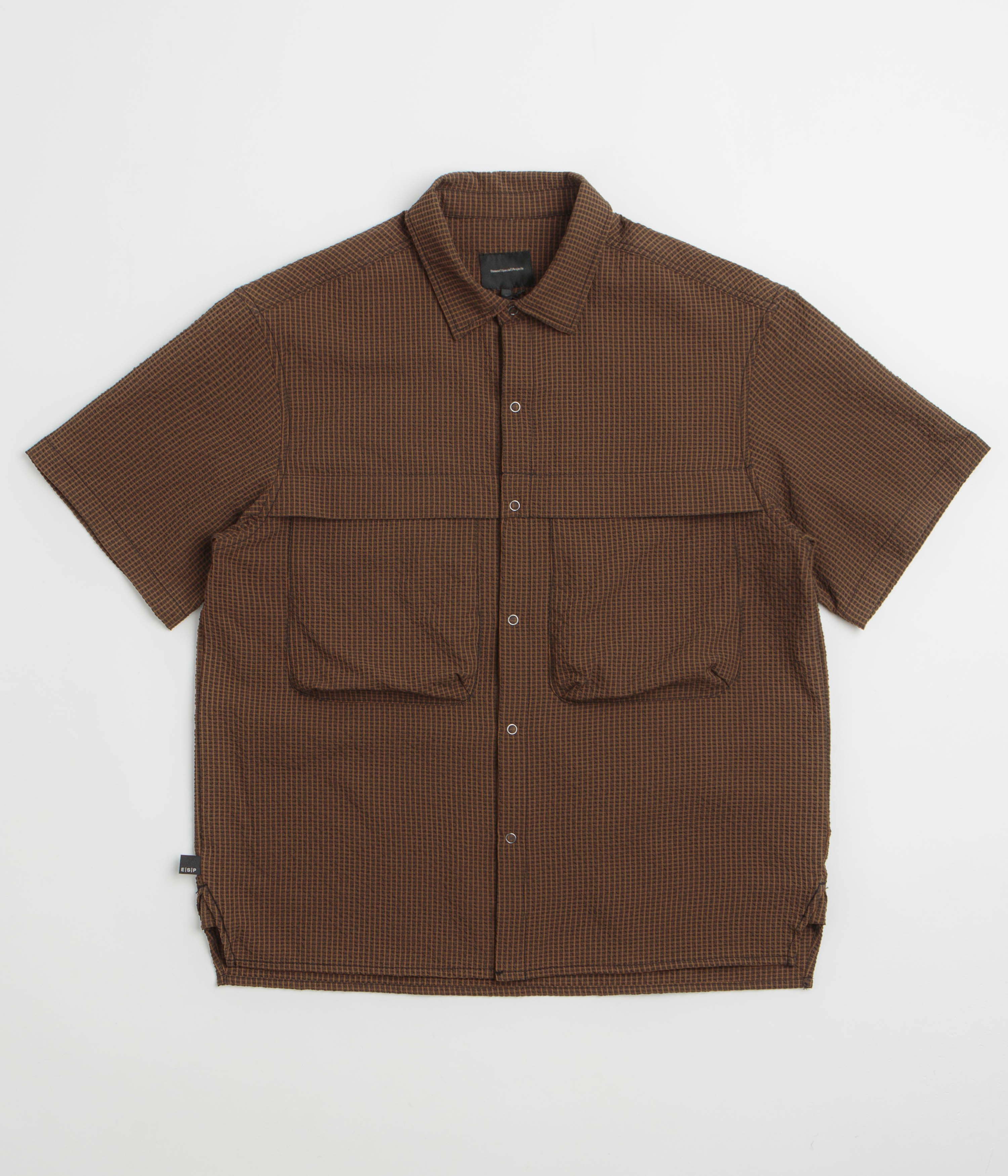 Element Special Projects Zephyr Short Sleeve Shirt - Black Ginger