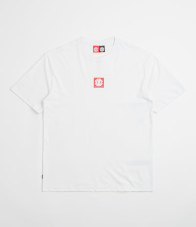 Element Square Logo T-Shirt in Optic White