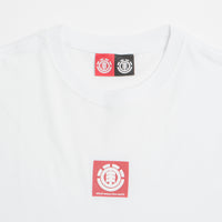 Element Square Logo T-Shirt in Optic White thumbnail