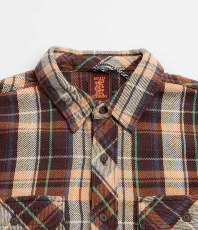 Element x Millet Flannel Shirt - Flame Hueco Plaid