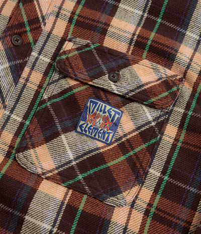 Element x Millet Flannel Shirt - Flame Hueco Plaid